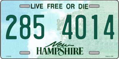 NH license plate 2854014
