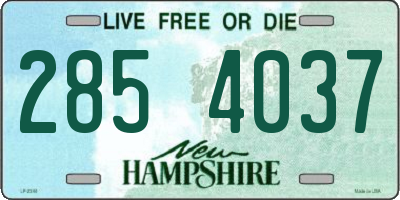 NH license plate 2854037