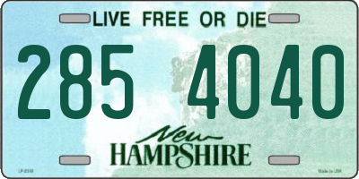 NH license plate 2854040