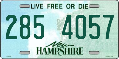NH license plate 2854057