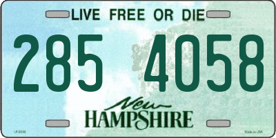 NH license plate 2854058