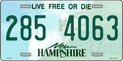 NH license plate 2854063