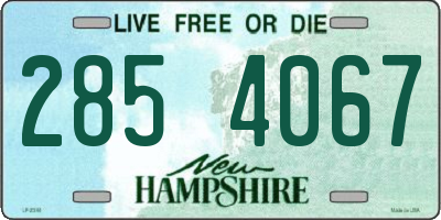NH license plate 2854067