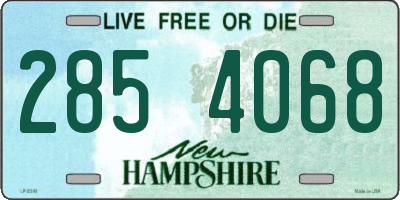 NH license plate 2854068