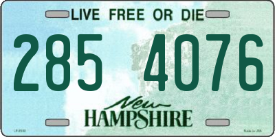 NH license plate 2854076