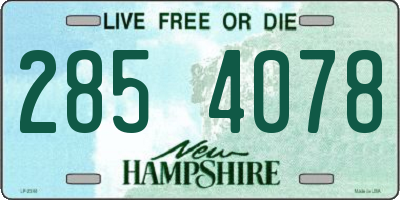 NH license plate 2854078