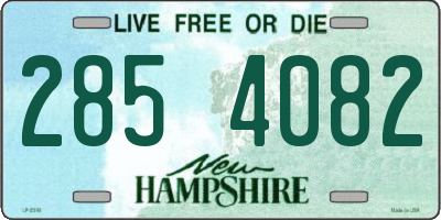 NH license plate 2854082