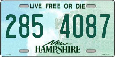 NH license plate 2854087