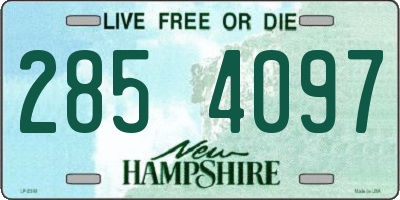 NH license plate 2854097