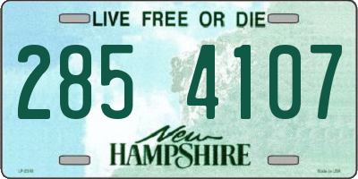 NH license plate 2854107