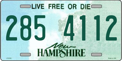 NH license plate 2854112
