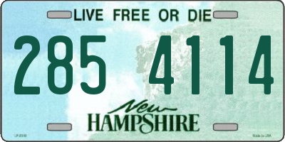 NH license plate 2854114