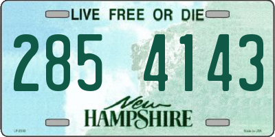 NH license plate 2854143