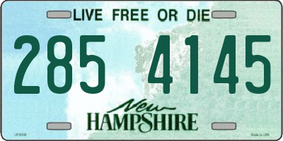 NH license plate 2854145