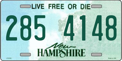 NH license plate 2854148