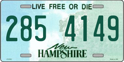 NH license plate 2854149