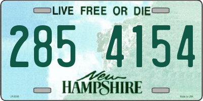 NH license plate 2854154