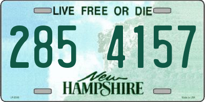 NH license plate 2854157