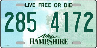 NH license plate 2854172