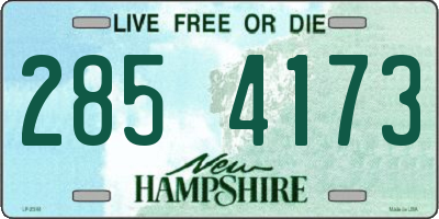 NH license plate 2854173