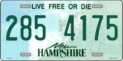 NH license plate 2854175