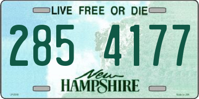 NH license plate 2854177