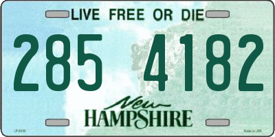 NH license plate 2854182