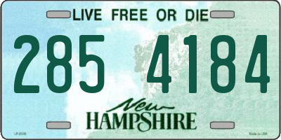 NH license plate 2854184