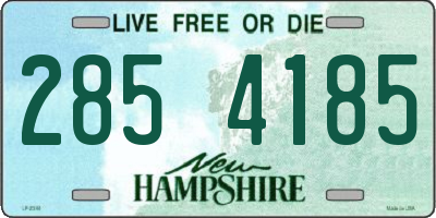NH license plate 2854185