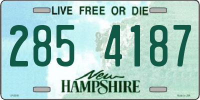 NH license plate 2854187
