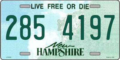NH license plate 2854197