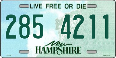NH license plate 2854211