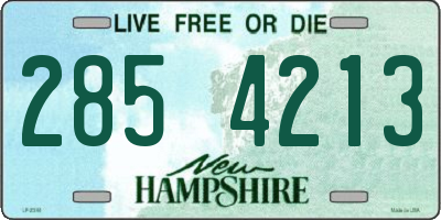NH license plate 2854213