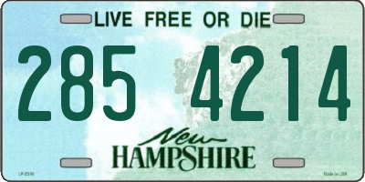 NH license plate 2854214