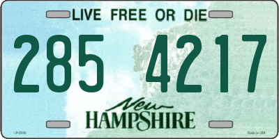 NH license plate 2854217