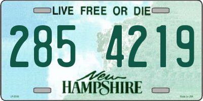 NH license plate 2854219
