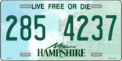 NH license plate 2854237