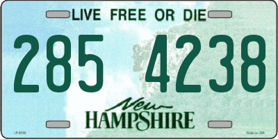 NH license plate 2854238