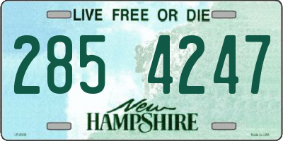 NH license plate 2854247