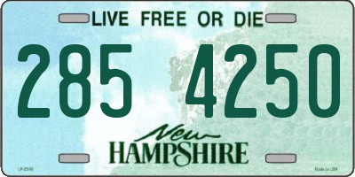 NH license plate 2854250