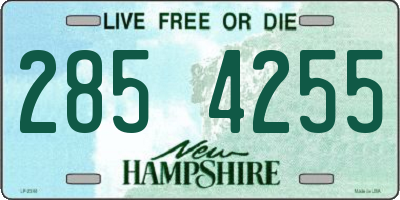 NH license plate 2854255
