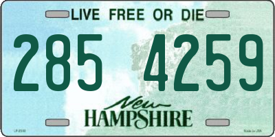 NH license plate 2854259