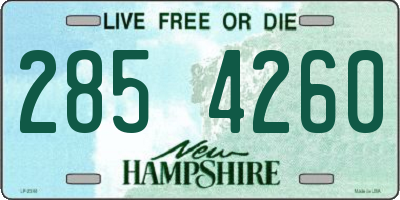 NH license plate 2854260
