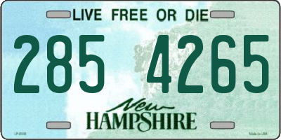 NH license plate 2854265