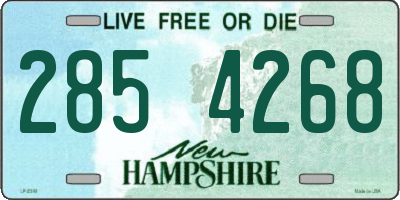 NH license plate 2854268