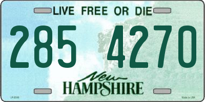 NH license plate 2854270