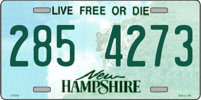 NH license plate 2854273