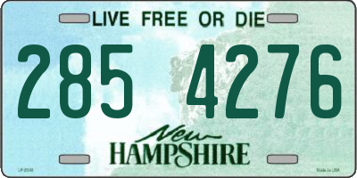 NH license plate 2854276