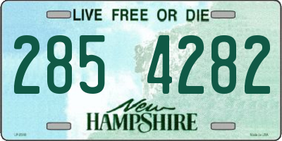 NH license plate 2854282