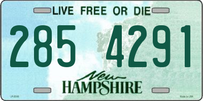 NH license plate 2854291